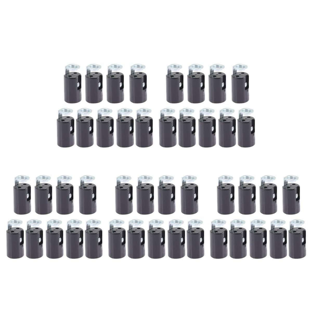 Operitacx 45 Pièces Douilles de Lampe Bougie de Supports pour Lustres et Projets Diy Installation Facile et Durable Sécurisé pour Maison et Bureau