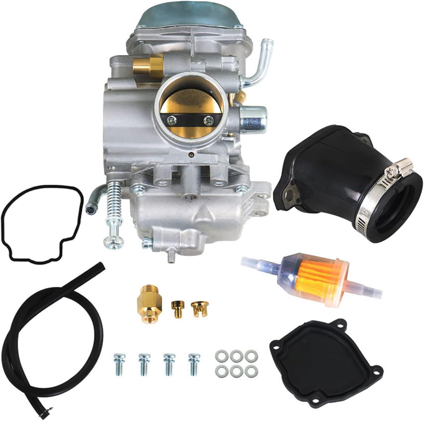 labwork Carburetor with Intake Boot Carb Replacement for Polaris Sportsman 700 2002-2006 Twin