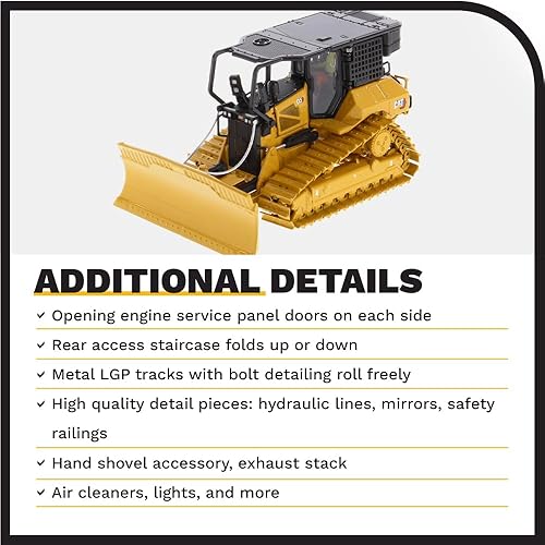 Miniatura 5 de Diecast Masters 1/50 CAT D5 LGP Bulldozer de supresión de incendios 85952