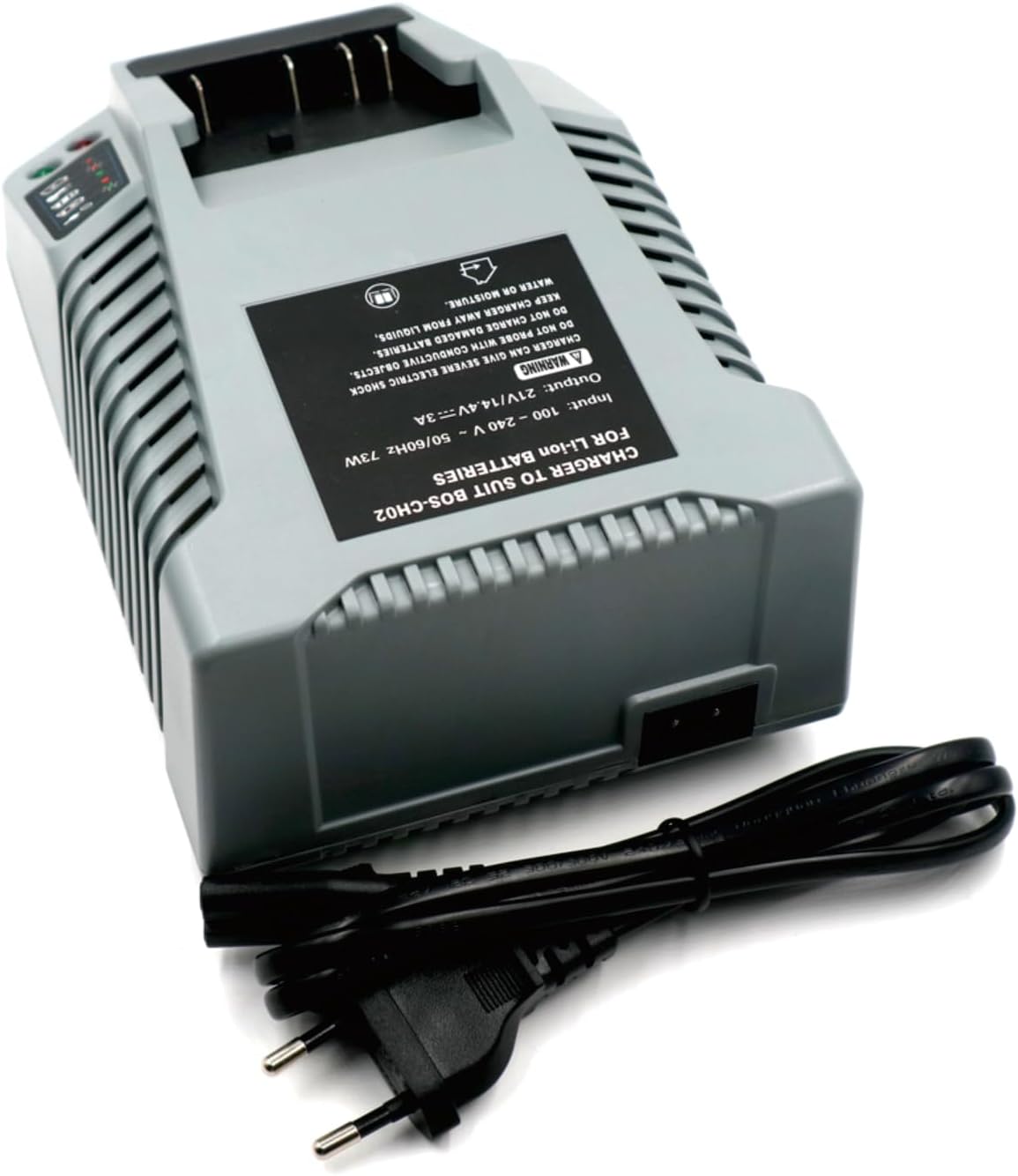 BOS-CH02_EBN Charger Charging for Bosch 14.4V Li-ion Batteries BAT607 BAT607G BAT614 BAT614G OR 18V BAT609 BAT609G BAT618G Compatible with Original Charger BC660 GAL1860CV GAL1880CV