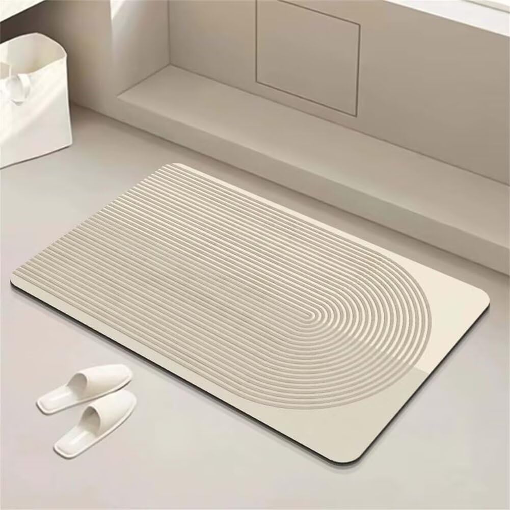 Alfombrilla de baño Antideslizante y Absorbente, Alfombrilla de Ducha superabsorbente de Secado rápido, Alfombrilla de baño Lavable para baño, Fregadero de Cocina y Entrada, Revestimiento de