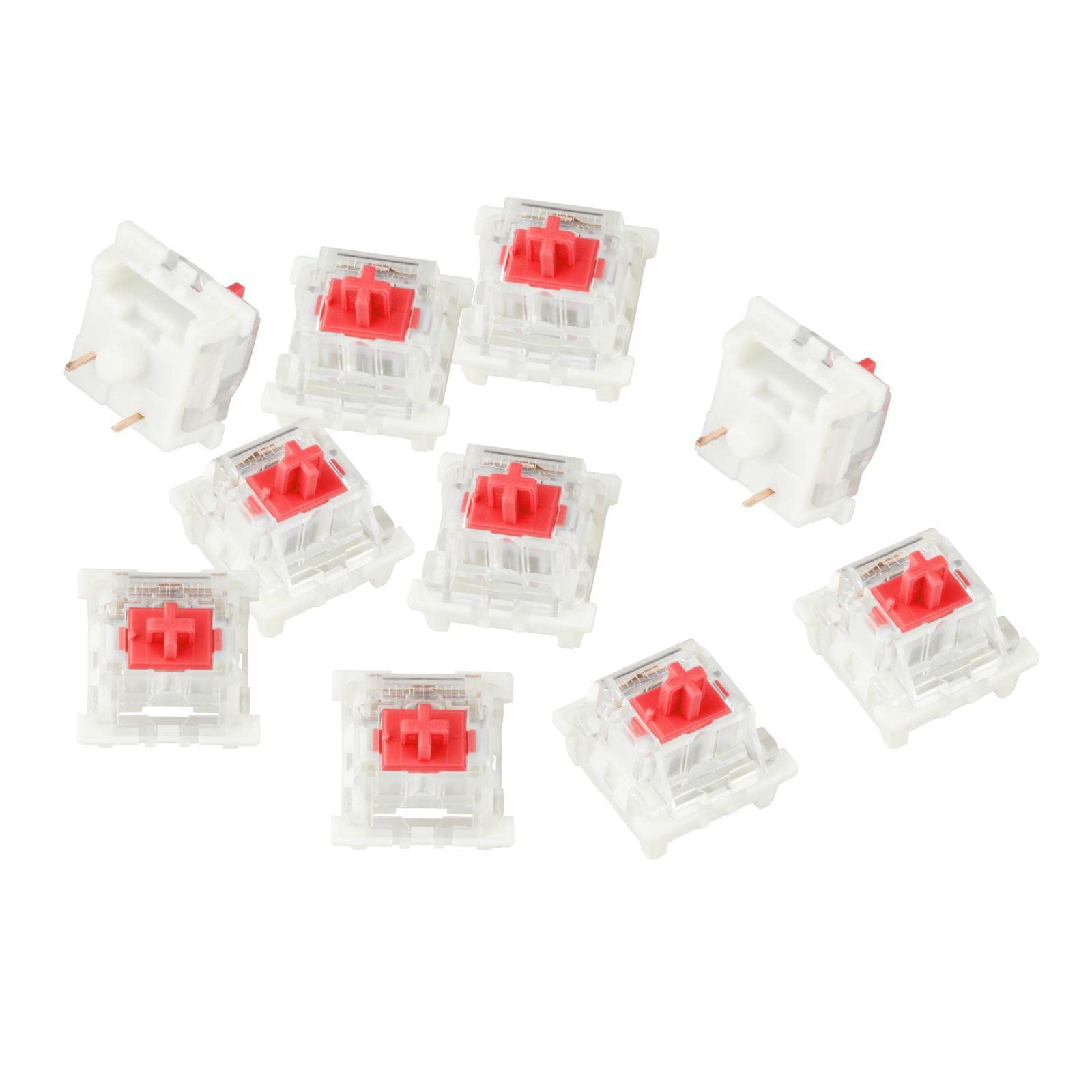 3Pin Mechanical Keyboard Switches RGB LED SMD Gaming for Keyboard Beginner Red-image-31