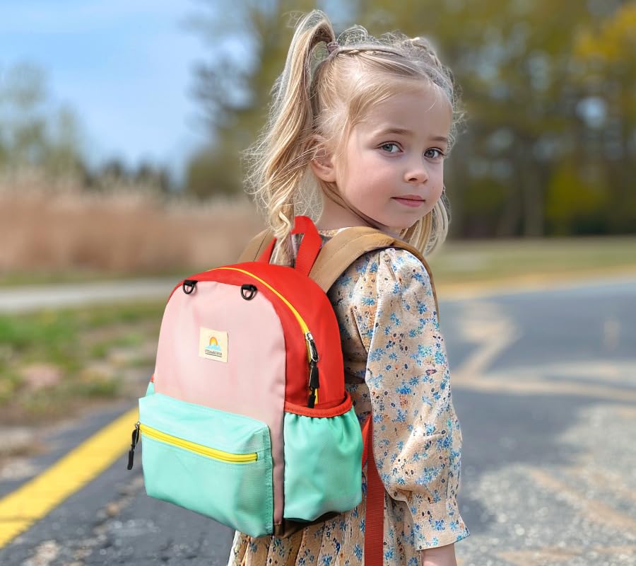 Image of STEAMEDBUN Toddler Backpack for Girls 2-4: Preschool Kindergarten Backpacks - 12 inch Daycare Backpack