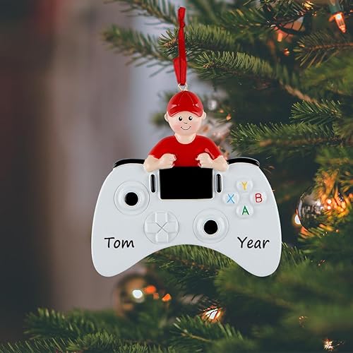 Miniatura 2 de MAXORA Game Boy Personalized Christmas Ornament  Custom Name Gift for Gamers, Retro Video Game Enthusiasts, Resin Holiday Tree Decoration, Unique