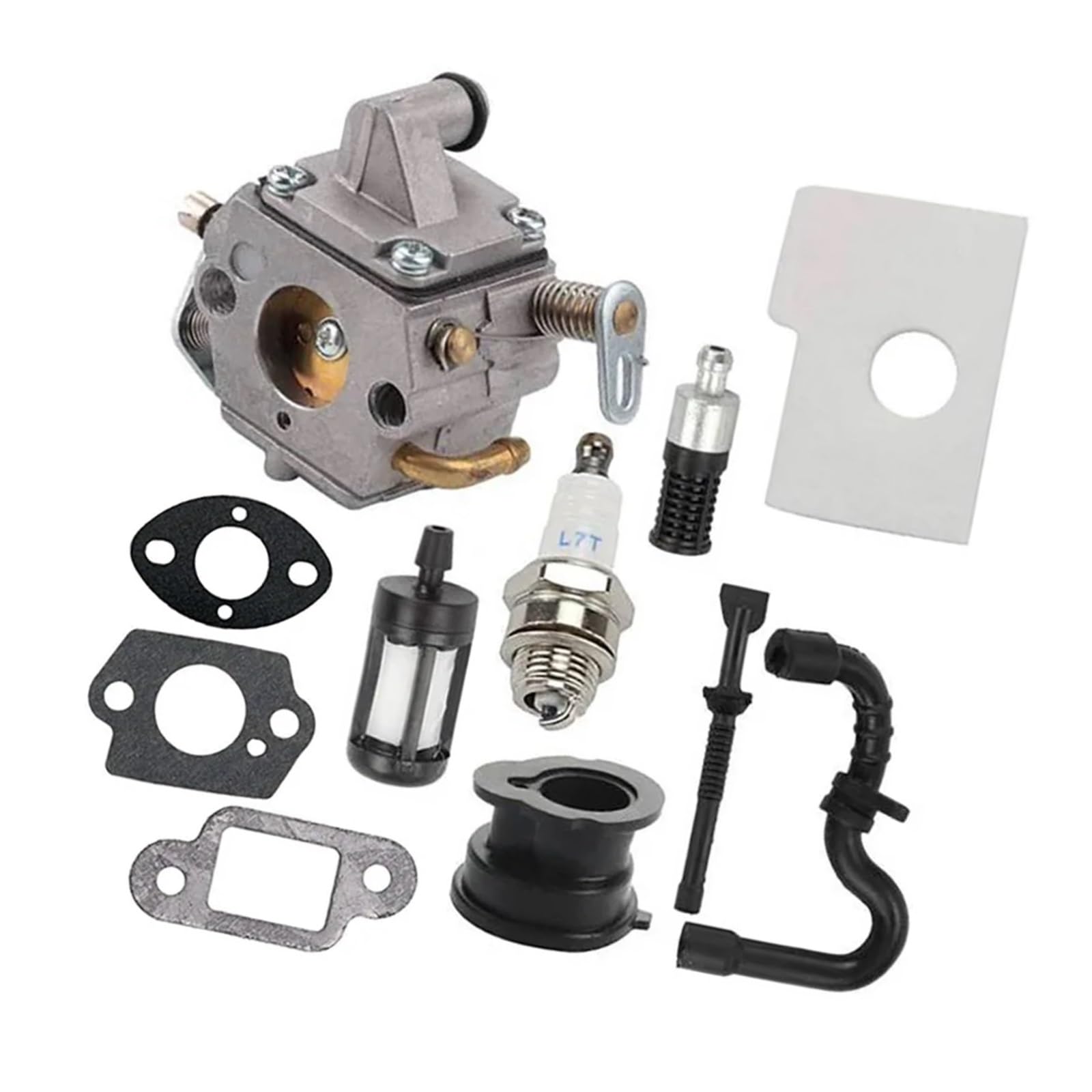 Carburateur MS170 MS180 pour tronçonneuse avec bougie et ligne de mazout C1Q-S57A