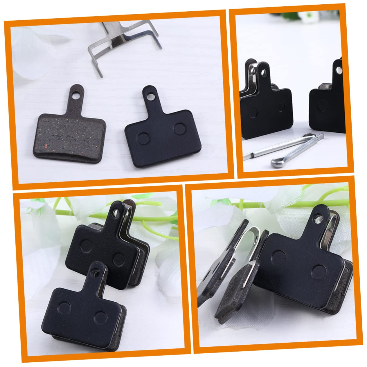 Plaquettes de Frein à Disque pour Vtt, 5 Paires, Noir