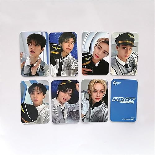 Miniatura 4 de Kpop Stray Kids 5 Star Fan Meeting Photocard +Keychain Gift Set Stray Kids Merchandise (strya kids card with keychain)