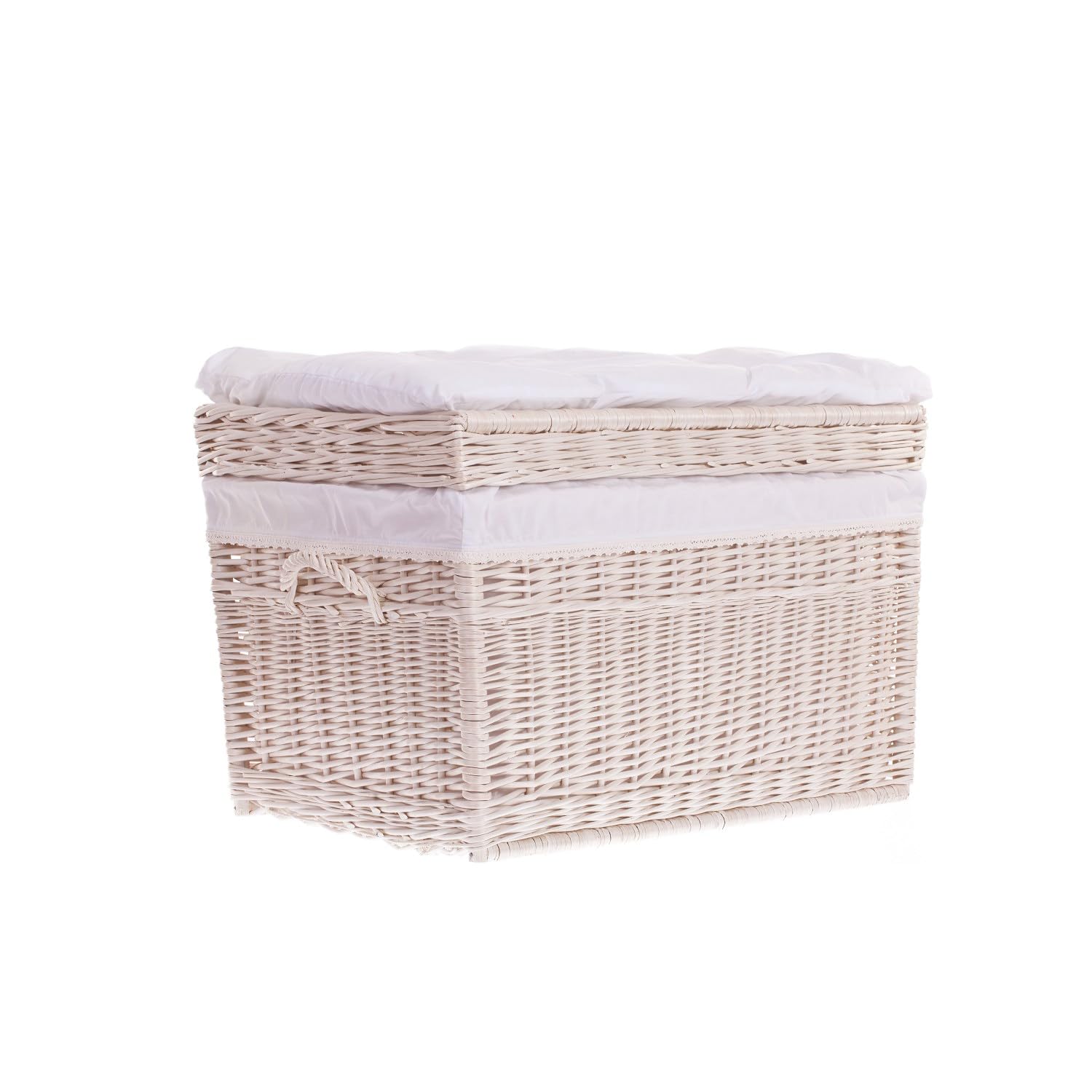 S de wicker24 558 – 70/W/O baúl de Mimbre, Cesta, Beige, 70 x 42 x 47 cm