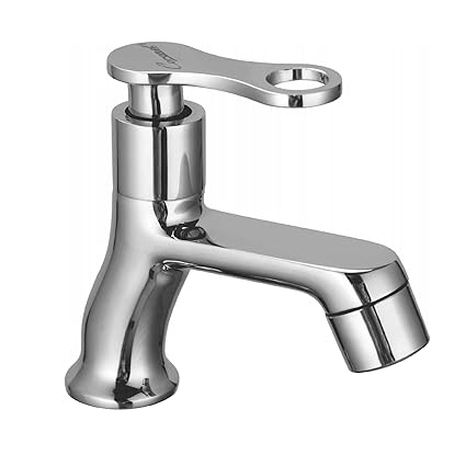 Coronet TER-1002 Brass, Pillar Cock, Chrome Finish