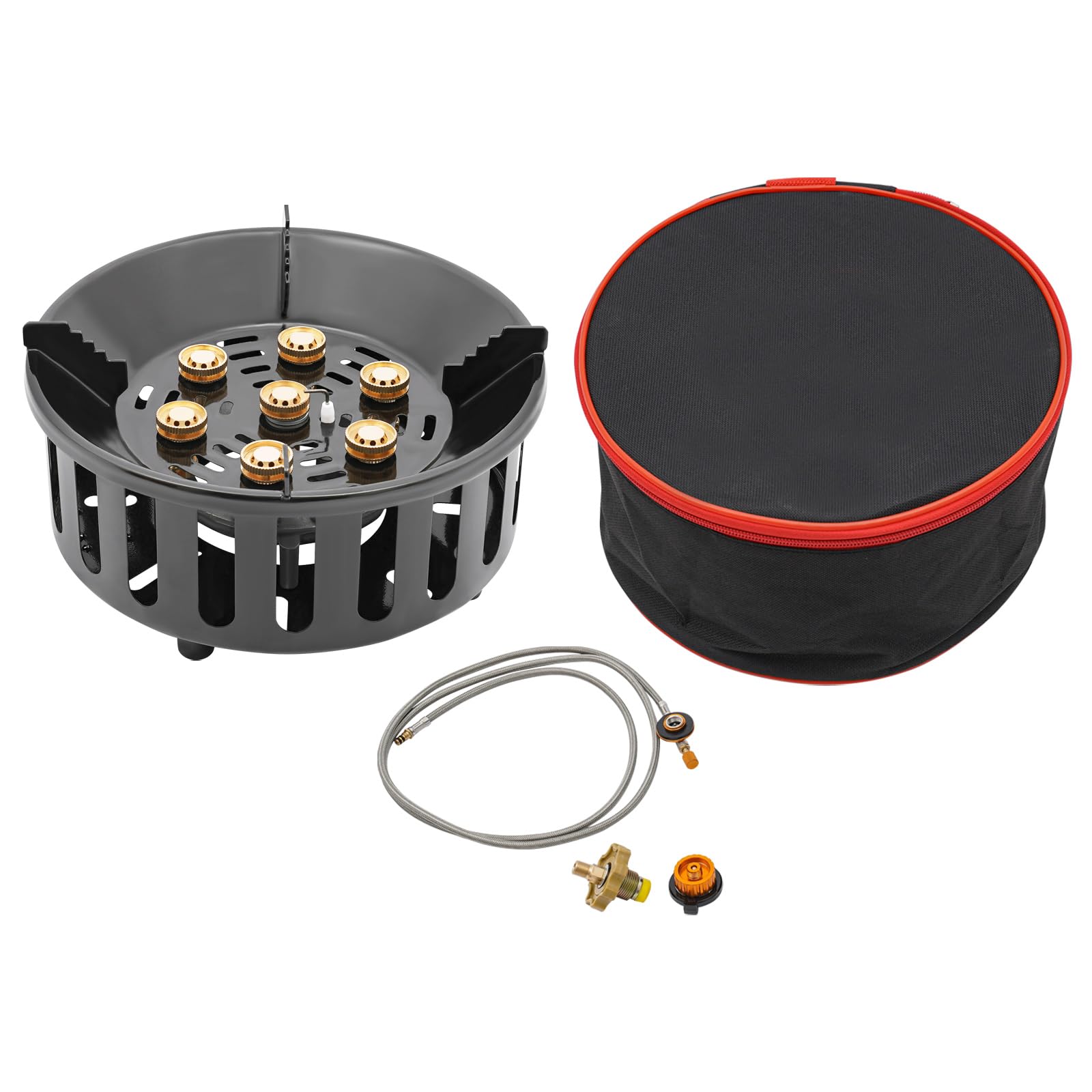 Hornillo de cocina portátil de gas para camping, estufa de gas, 21000 W