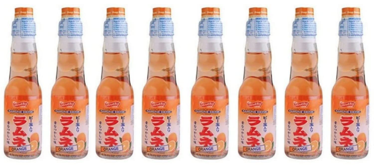 Amazon.com : RAMUNE Japanese Soft Drink multi-pack, 8 Bottles