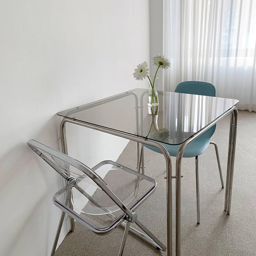 Amazon|VAMIR バミル ステンレス四角テーブル 強化ガラス 変形 変色 Amazon|VAMIR バミル ステンレス四角テーブル 強化ガラス 変形 変色