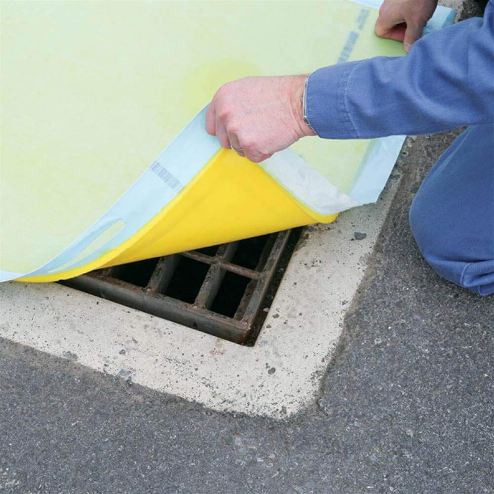Tappeto copritombino protettivo ADR in poliuretano flessibile 60x60 cm 8 mm