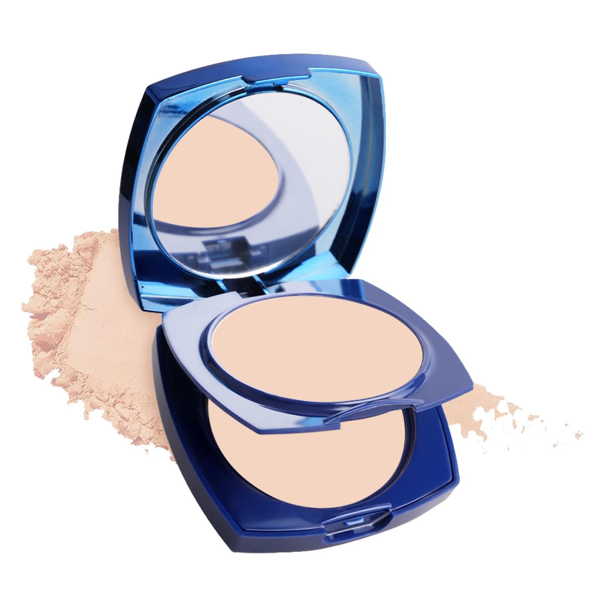 ME-ON HD High Definition 2-in-1 Compact Powder For Women | Oil Control | Matte & Shimmer Natural Finish | Longlasting & Lightweight | Blurs Imperfections - 20gm (02-Marble, 20 gm)-image-27