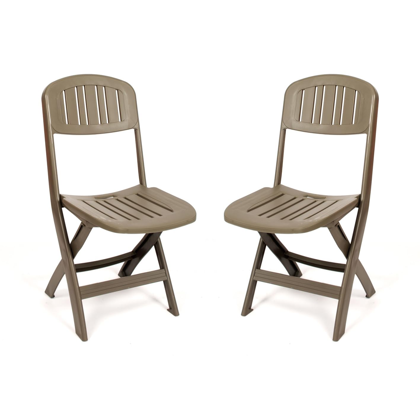 CREVICOSTA QUALITY MARK MARCAS DE CALIDAD - Lote de 2 Sillas Bali Taupe