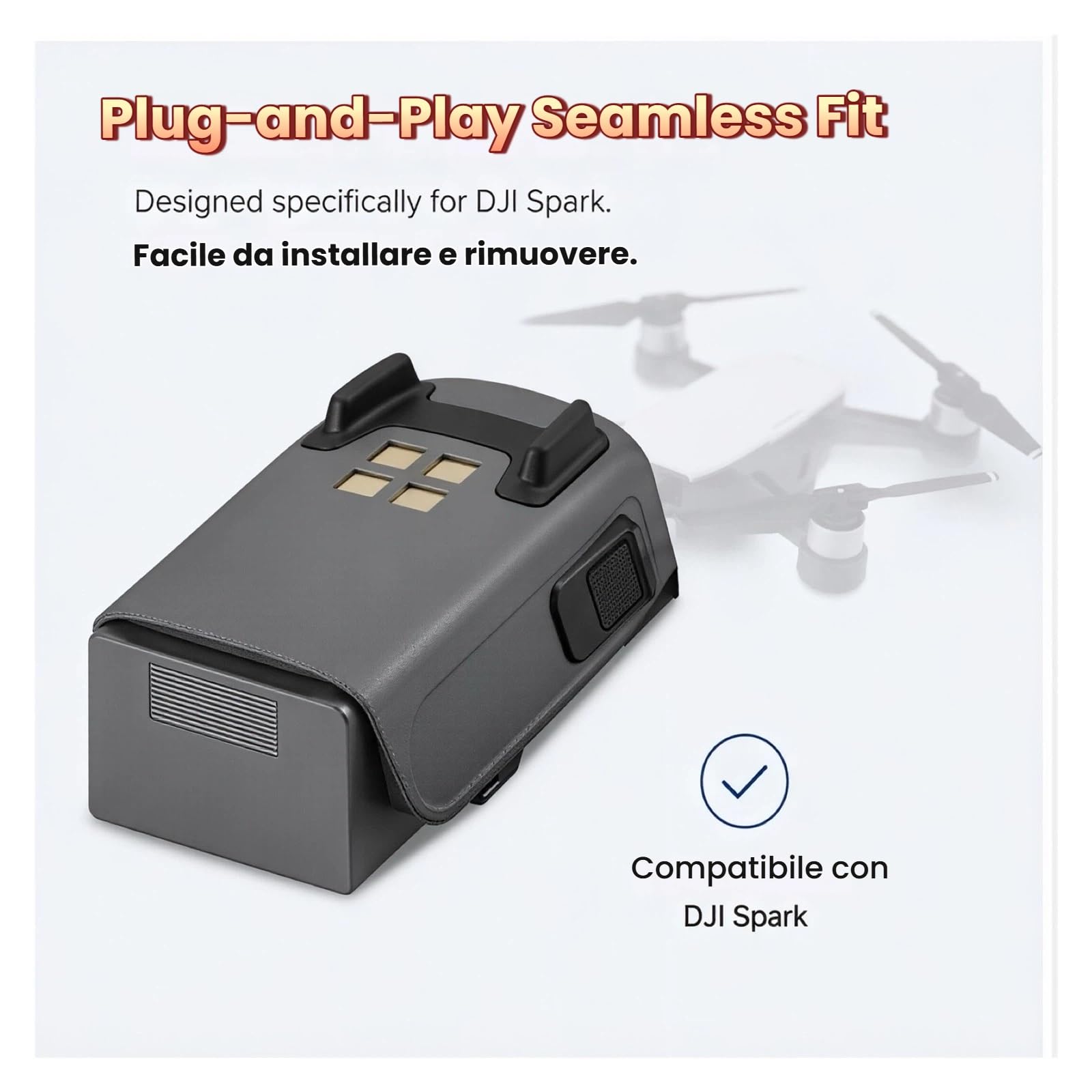 Batteria Di Volo Intelligente 1480mAh Compatibile Con DJI Spark Drone
