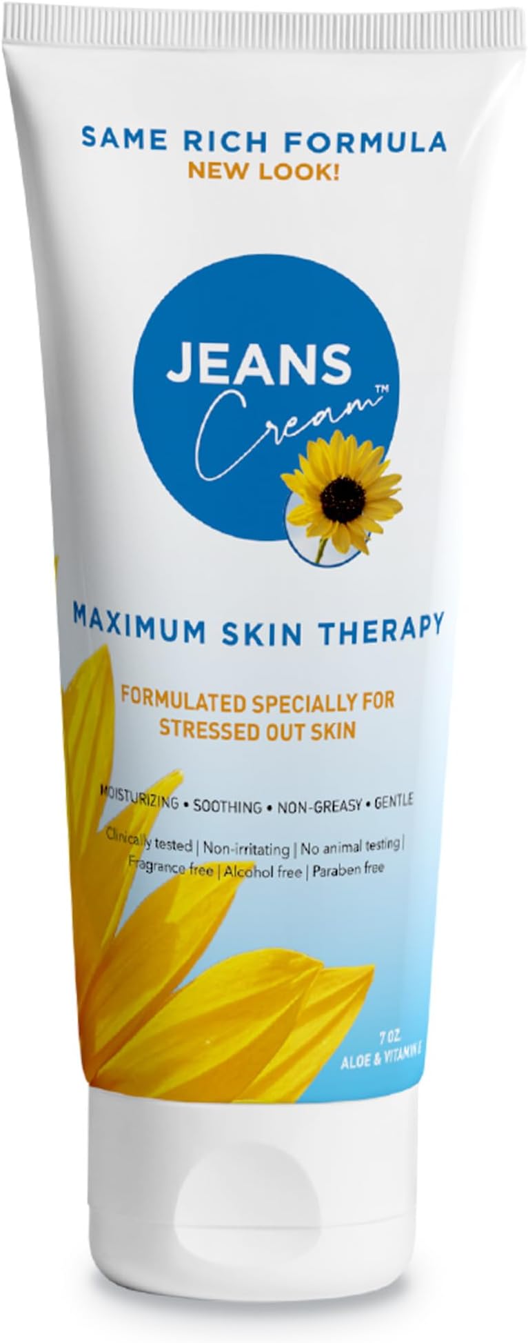 Jeans Cream, Maximum Skin Therapy Radiation Burn Cream, Moisturizing Vitamin E and
