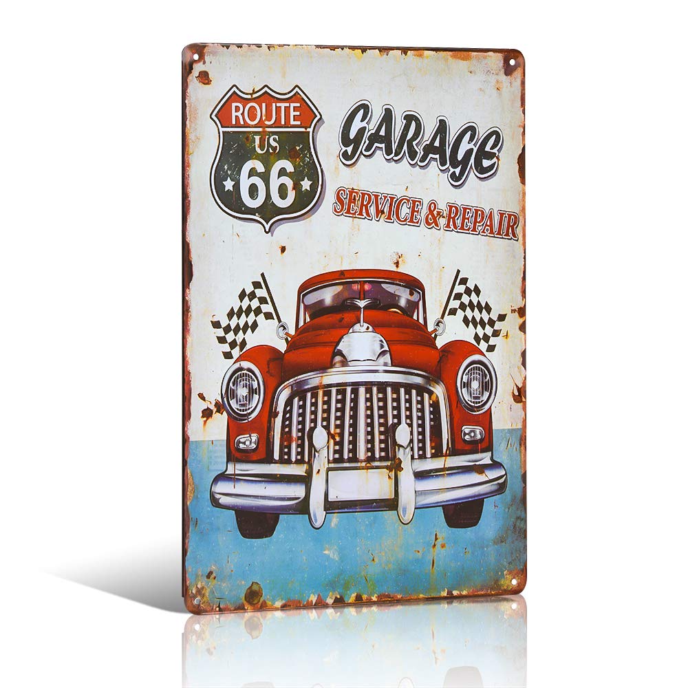 不适用 Garage Service Repair Retro Metal Tin Signs Vintage Plate Pub Bar Art Wall Decor Poster