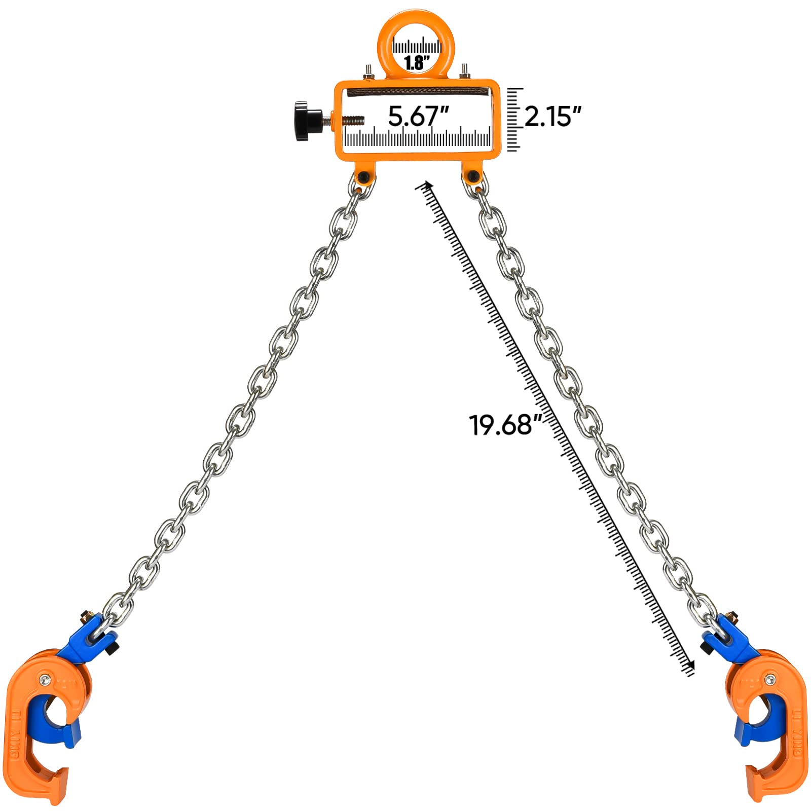 Drum Lifter Chain - 2200 lb Capacity -2 Drum Lifter Chain - 2200 lb Capacity -2