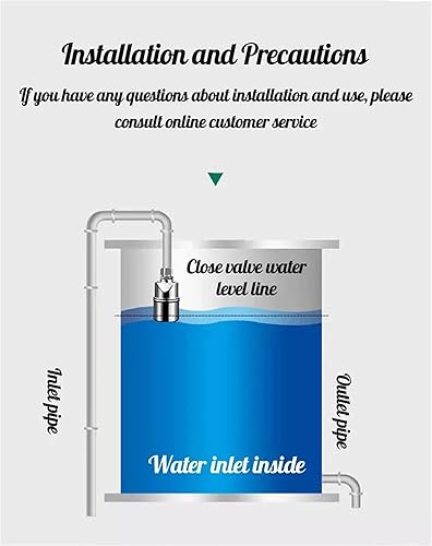 Miniatura 4 de Válvula flotante de control de nivel de agua completamente automático, mini válvula de flotación de bola de cierre automático, válvula de flotador