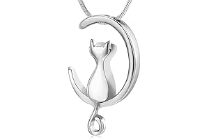 Cat Ashes Necklace: Cherished Memories, Eternal Keepsakes