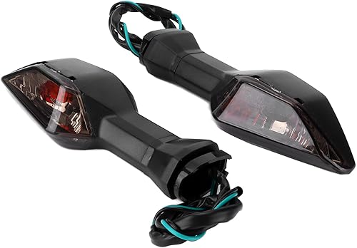Aramox Lámpara de señal de giro para motocicleta, indicador de señal de giro de motocicleta de 12 V, repuesto de luz amarilla para NINJA 250 300 400