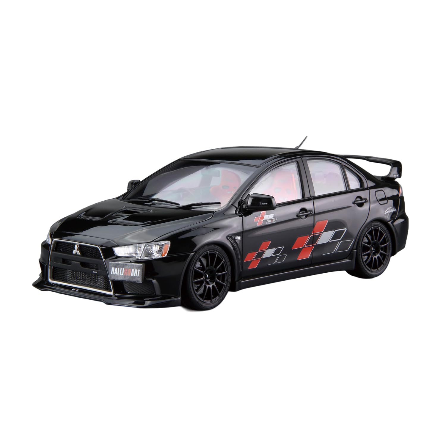 Aoshima Molded Color Bunka Kyozai (Aoshima) The Tune Car No. 52 1/24 Rally Art Cz4a Lancer Evolution X '07 (Mitsubishi) Plastic Model