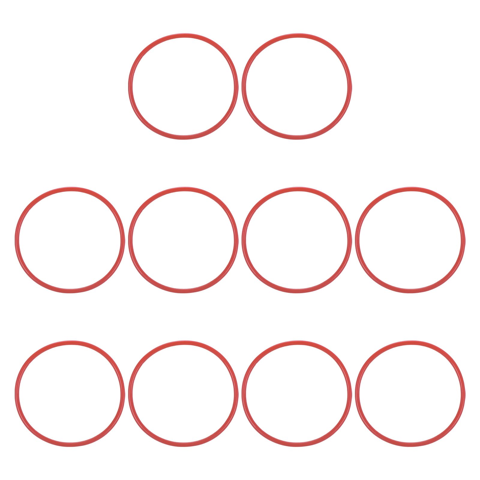 PATIKIL Silicone O-Ring 78mm OD 72mm ID 3mm Width