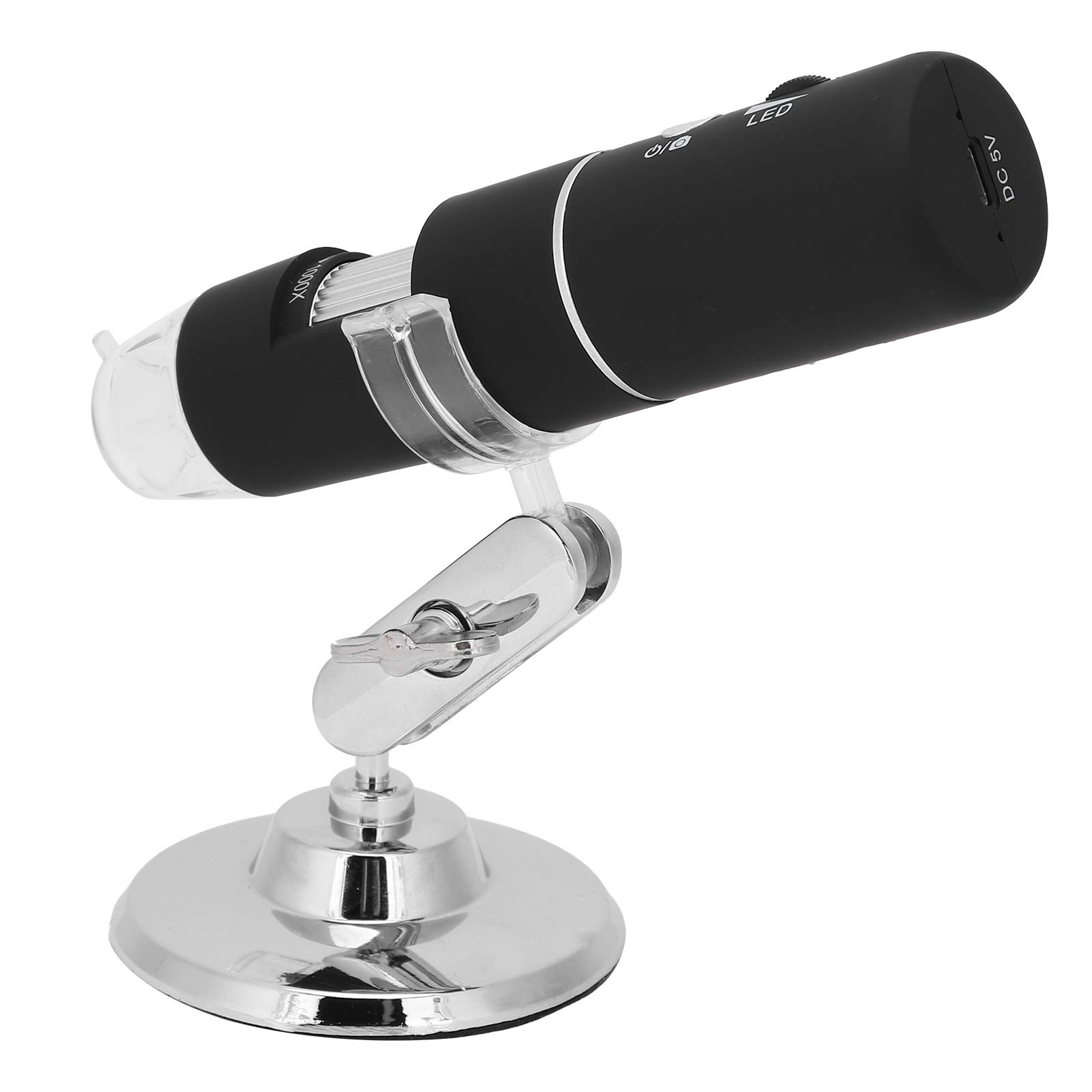 Microscopio digital WiFi 1080P, 2MP 50-1000X con 8 luces LED