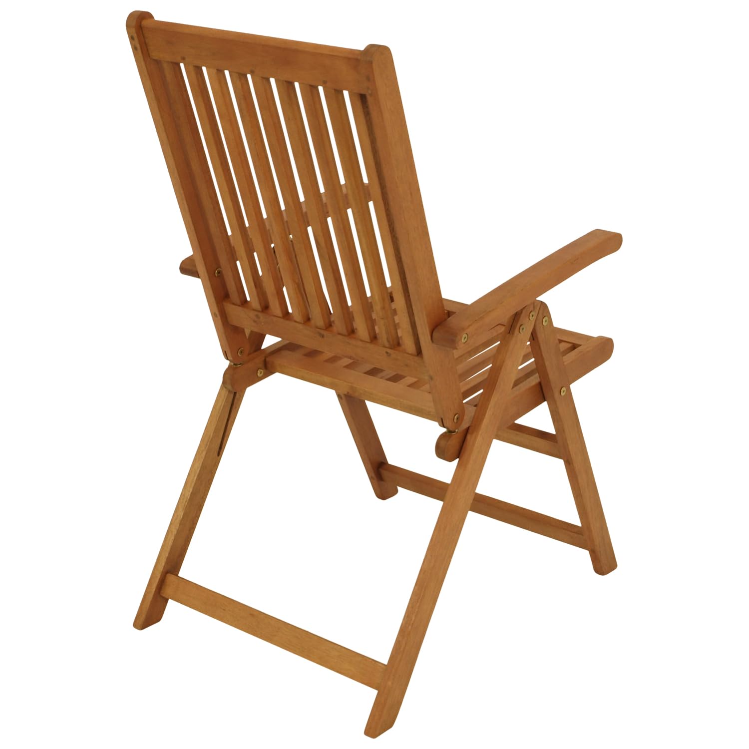 DEGAMO 2X Klappsessel LAGO 8-Fach verstellbar, Eukalyptus geölt, FSC®-Zertifiziert