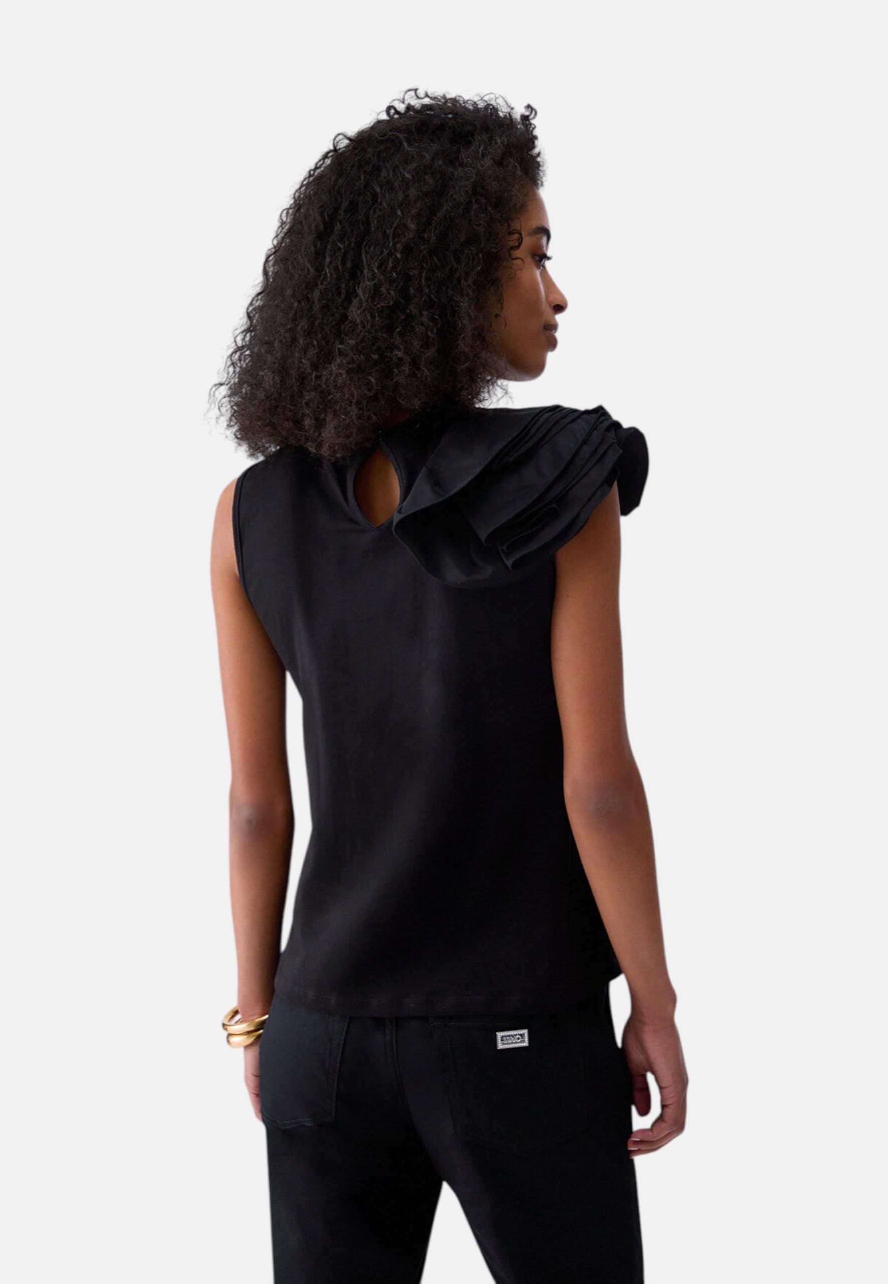 Liu Jo Donna T-Shirt Manica Corta Cotone CA6385J6308