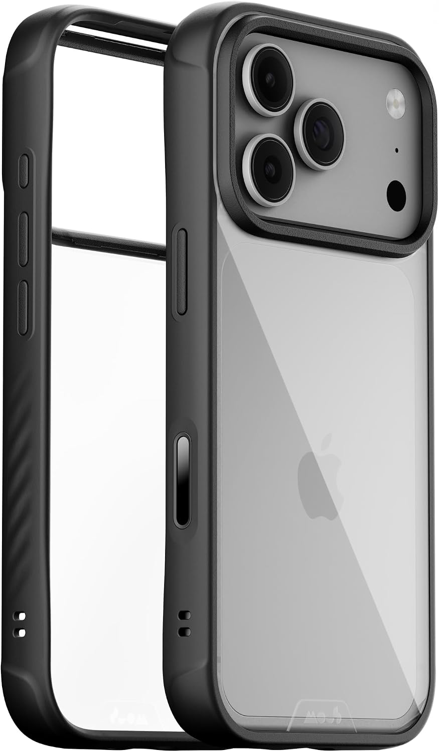Mous for iPhone 18 Pro Max Clear Case, Clarity, Scratch Resistant & Shockproof, Transparent