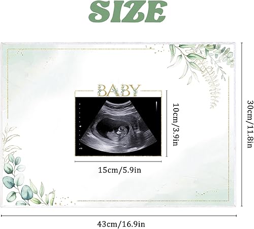 Miniatura 2 de Vlipoeasn Libro de invitados alternativo para baby shower, bonito tablero de firma para baby shower con soporte, decoración de fiesta de baby