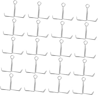 Uonlytech 20pcs Rubber Tube Water Stop clamp lab Metal Tube clamp Hose jaw Spring clamp Gas Hose Worm Hose Clamps Hoses Flexible Hose Spring Clamps Shut Off Hose clamp Jaws Galvanized Iron