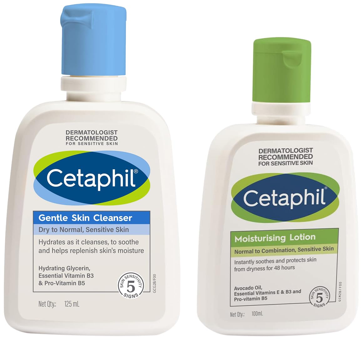 Gentle Skin Cleanser, 125 Ml & Moisturising Lotion 100 Ml