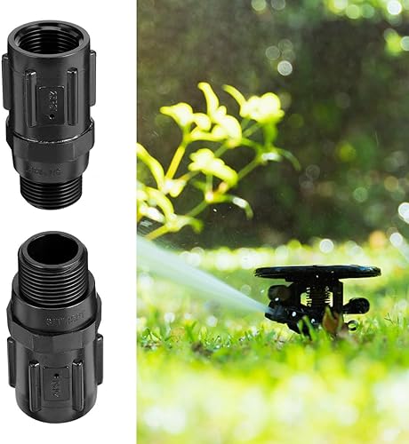 Miniatura 6 de iplusmile Regulador de presión de agua de 25 PSI, reductor de presión de riego por goteo de 34 pulgadas, válvula de flujo bajo para sistema de riego