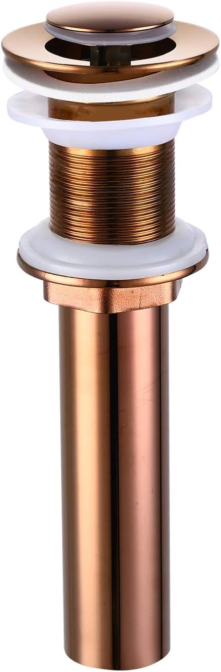 Rose Gold Bathroom Sink Faucet Pop Up Drain Stopper Vessel Vanity Sink Small Pop Up Drain Accessories