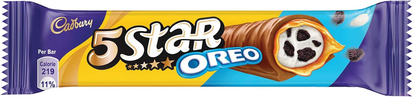 Cadbury 5 Star Oreo Chocolate Bar, 42 g Pack of 4