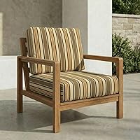 Vista 2 de RSH DECOR: Sunbrella Deep Seating Foam Cushion Set 22.5” x 22.5” x 4" Seat and Back Water, Fade & UV Resistant Outdoor Chair Cushions for Patio