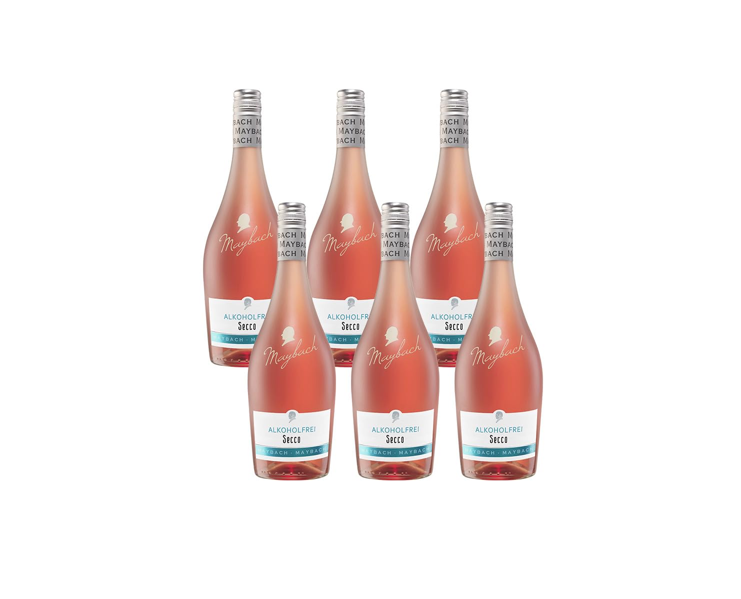 Maybach Secco rosé alkoholfrei (6 x 0,75l)