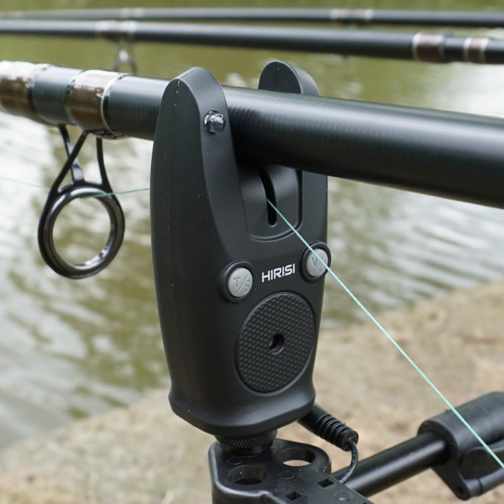 Hirisi Tackle Juego de alarma inalámbrica para pesca en bolsa de transporte