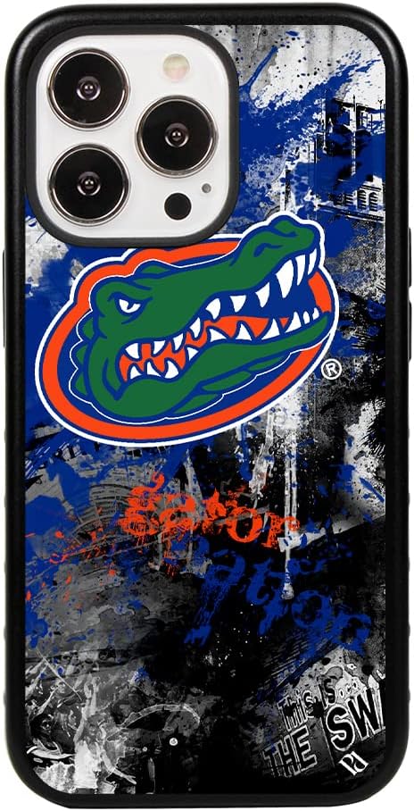 Guard Dog Case Compatible with iPhone 14 Pro - Military Grade - Rugged Two Piece Protection - Collegiate Licensed - Florida Gators - by Paulson Designs
