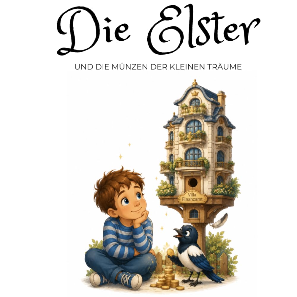 Die Elster und die Münzen kleiner Träume: Ein liebevolles Kinderbuch über Geld, Sparen und große Wünsche