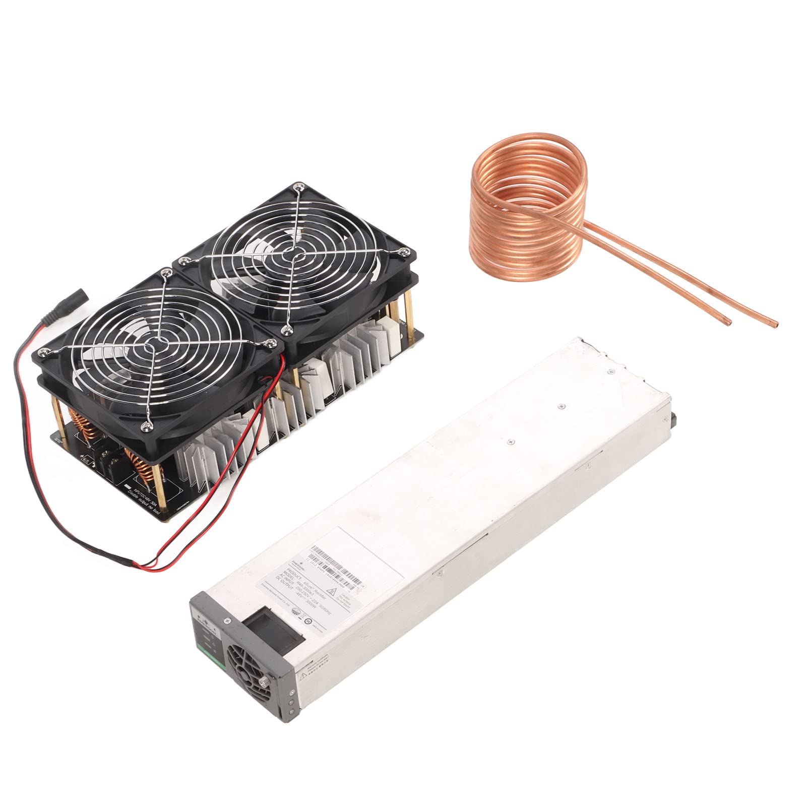 Induktionsheizung 2500 W mit Wasserkühlung und Leiterplattenmodul, Effiziente Wärmeableitung, DC 12-48 V, AC 100-240 V, Vielseitig einsetzbar
