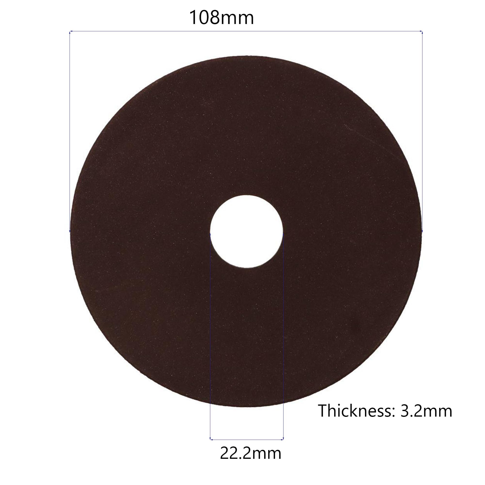 HOBBYIN Grinding Wheel Disc for 3/8 Inch 325 Pitch Chainsaw Sharpener Flap Disc Sanding Grinding Wheel Replacement Tool 108mm x 22mm