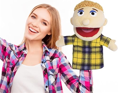 Miniatura 3 de Marionetas de mano encantadoras para la familia, con apertura de boca, marionetas de peluche, juguetes de juego de rol, juguete de enseñanza para