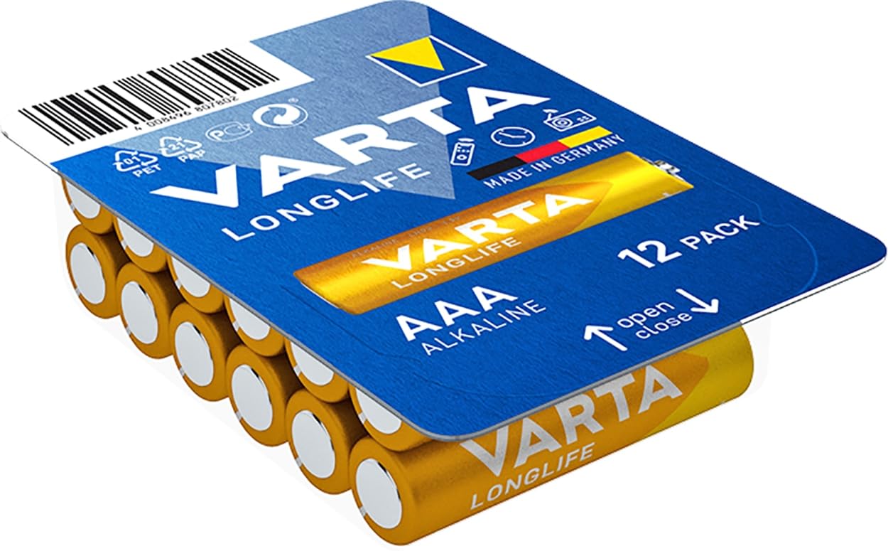 Varta Pila Longlife Power AA Mignon LR06 (paquete de 10 unidades), pila alcalina - «Made in Germany» - Adecuado para juguetes, linternas, mandos y otros aparatos que funcionan con pilas — view 24