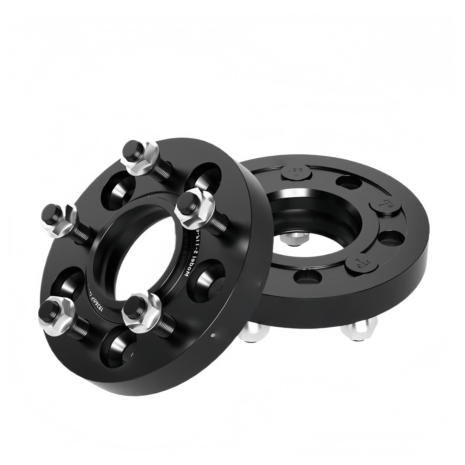 Moyeu 5x108 CB 63.4 M12 x 1.5 pour entretoise de roue forgée noire centrale pour plaque bride Type F pour Jaguar Entretoises de roue