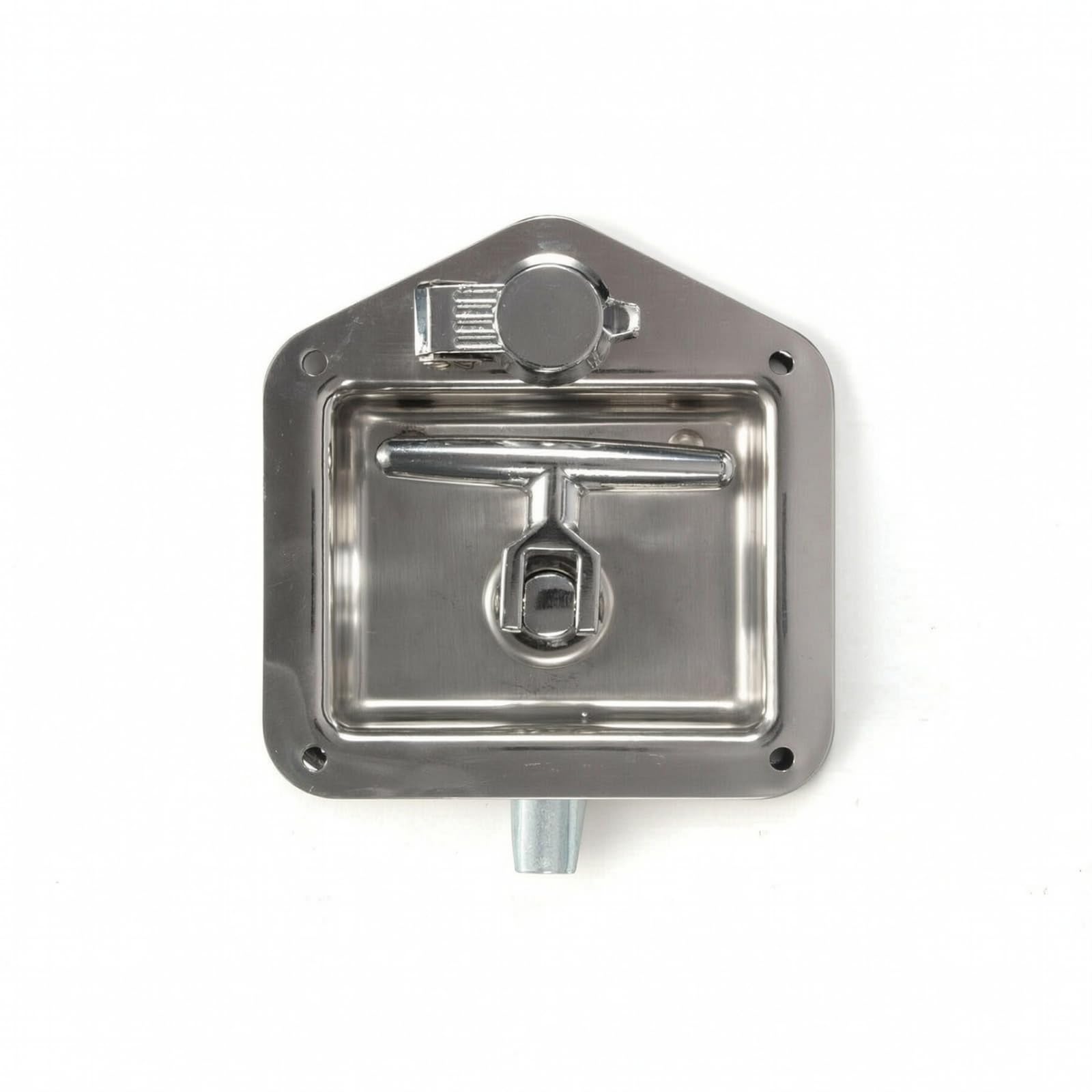 Trailer Panel Lock Anhängerschloss Schließsystem Paddleverschluss T-griff Riegel Edelstahl Gehäusewechsel Langlebig Rostbeständig mit, Industrieller Stil, Material Edelstahl