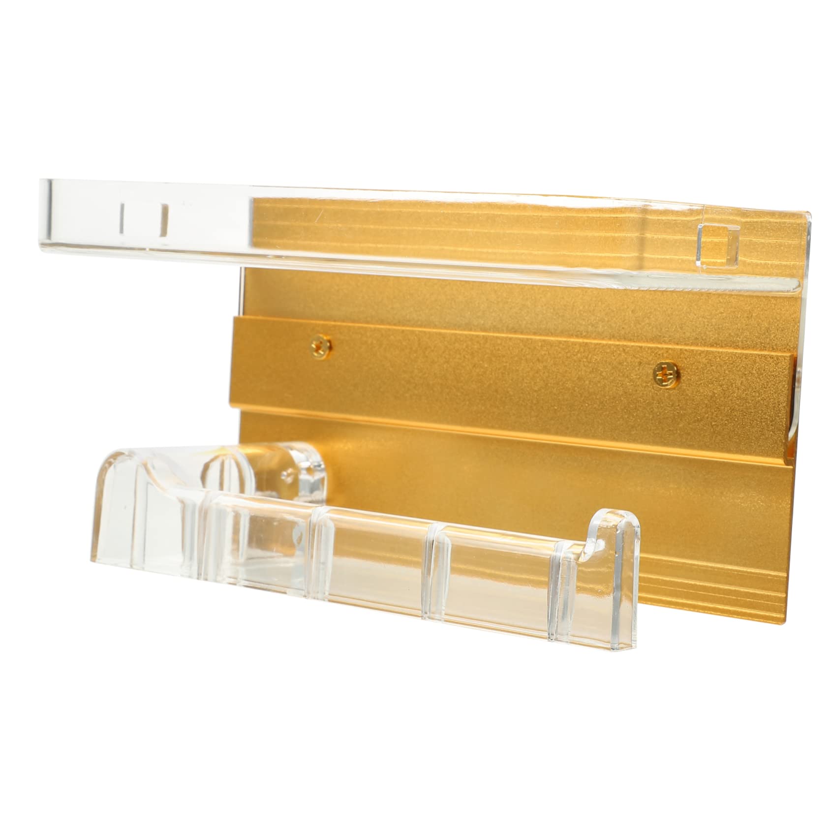 CMBSSTFC 2 Set Portarotolo Acrilico Scaffale Nero Portarotolo Nero Portarotolo Nero Portasciugamani Portarotolo Portarotolo Piccolo Portasciugamani Portarotolo Carta Igienica Mensola per Telefono a